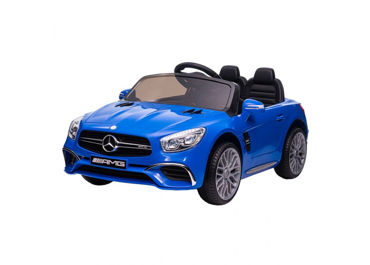 V572-GS-8610032A-BLU-154801-00 Mercedes SL65 AMG Kids 12v Electric Ride On - Blue - Image 1