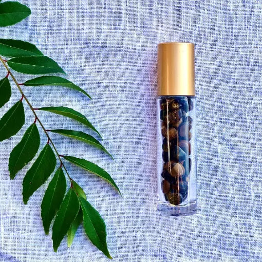 V573-ROLTIG-140199-00 Essential Oil Crystal Gemstone Roller Bottle - Image 1