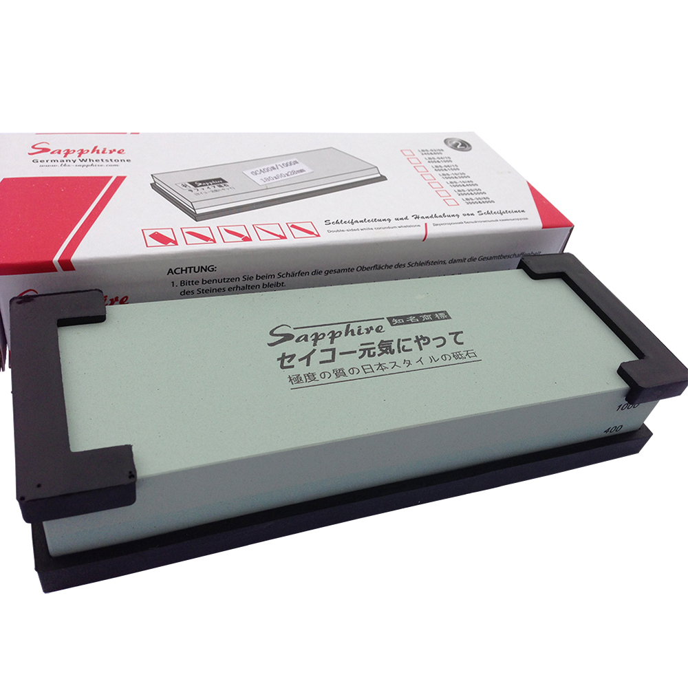 V574-SAPPHIRE400-1000-131606-00 Lanboshi #400/#1000 2Sided Sharpener - Image 1