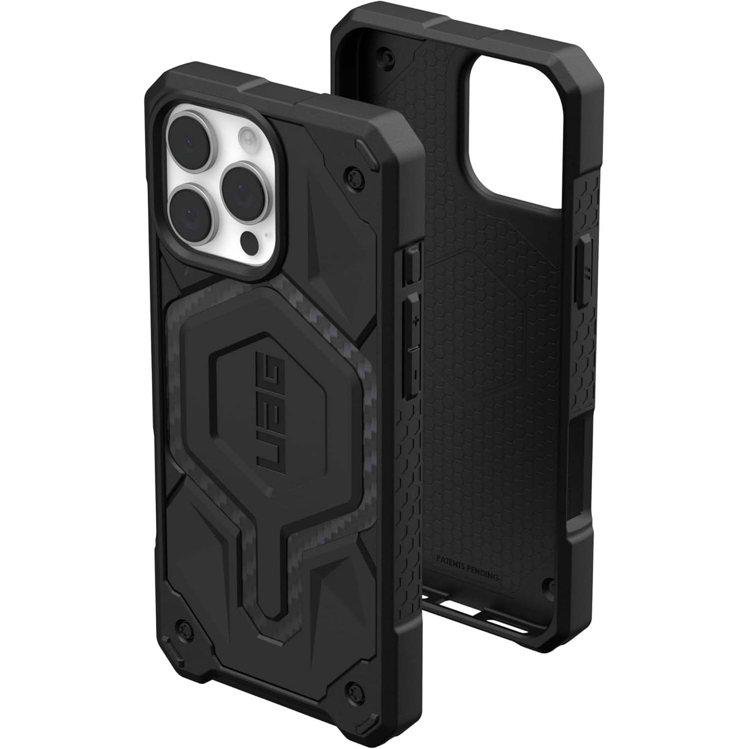 V578-114457114242-226510-00 UAG Monarch Pro Back Case for iPhone 16 Pro Max - Carbon Fiber - Image 1