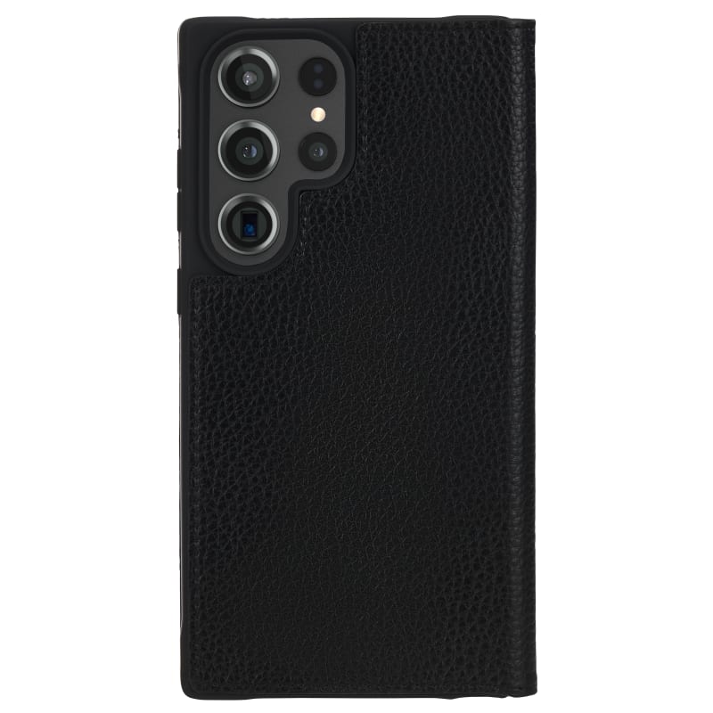 V578-CM050580-226597-00 Case-Mate Wallet Folio Antimicrobial Case for Samsung Galaxy S23 Ultra - Black - Image 1