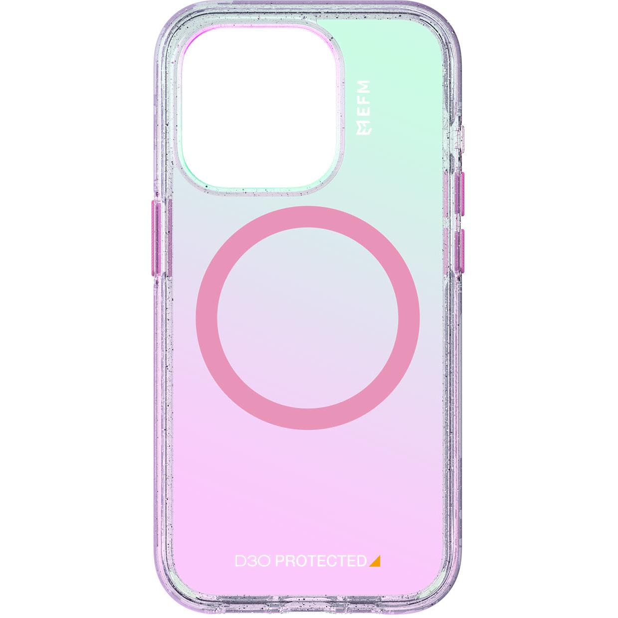 V578-EFCDUAE606GLP-226592-00 EFM Aspen Case Armour with D3O BIO for iPhone 15 Pro - Glitter Pearl - Image 1