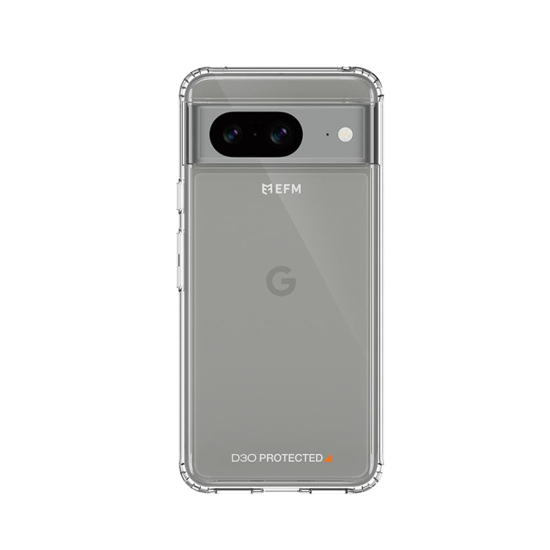 V578-EFCTAGE916CLE-226565-00 EFM Alta Case Armour with D3O BIO for Google Pixel 8 - Clear - Image 1