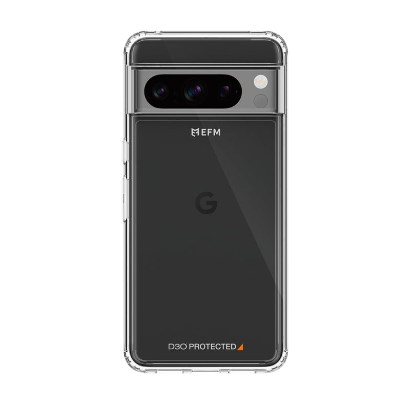 V578-EFCTAGE917CLE-226566-00 EFM Alta Case Armour with D3O BIO for Google Pixel 8 Pro - Clear - Image 1