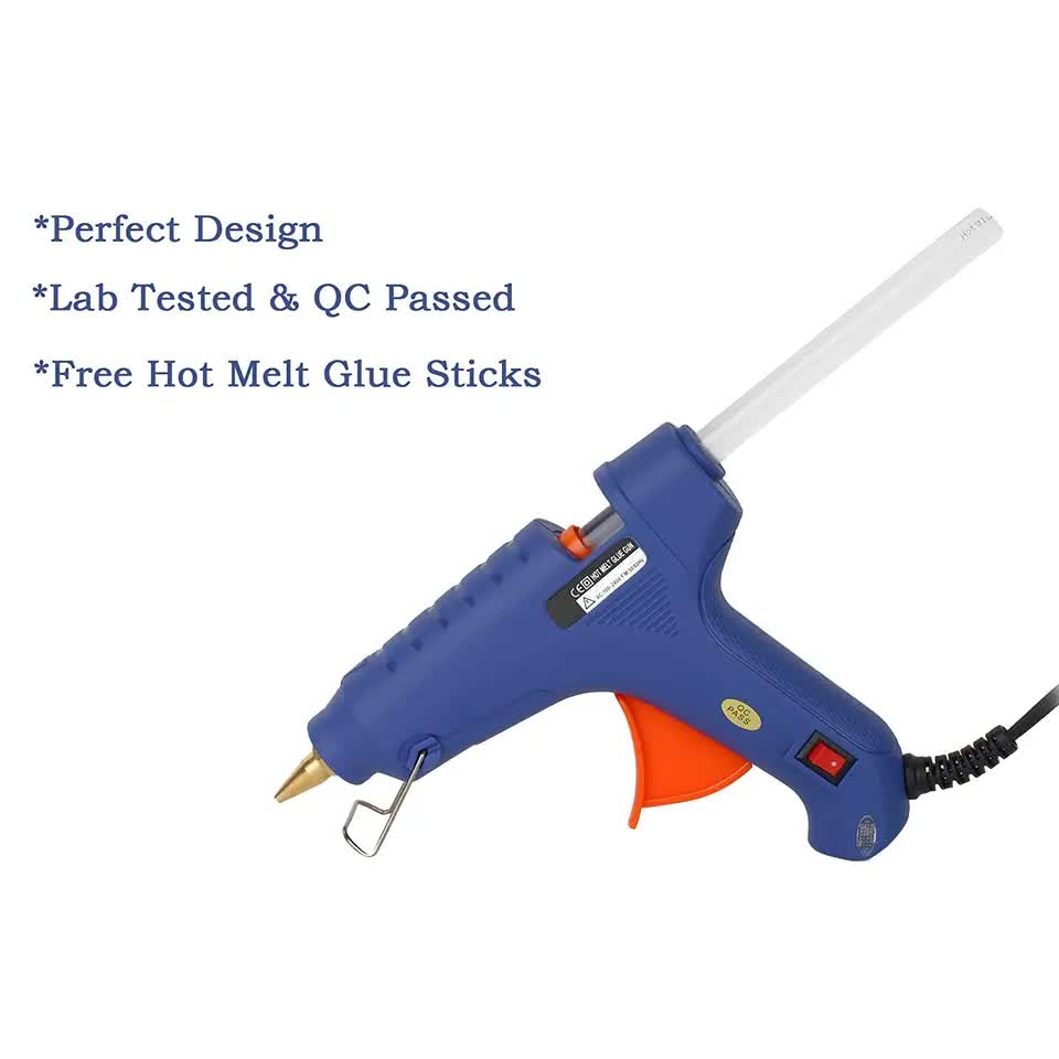 V580-HL-E20W-204623-00 HOT MELT GLUE GUN TRIGGER ADHESIVE WITH STICKS REPAIR KIT FOR USE - Image 1