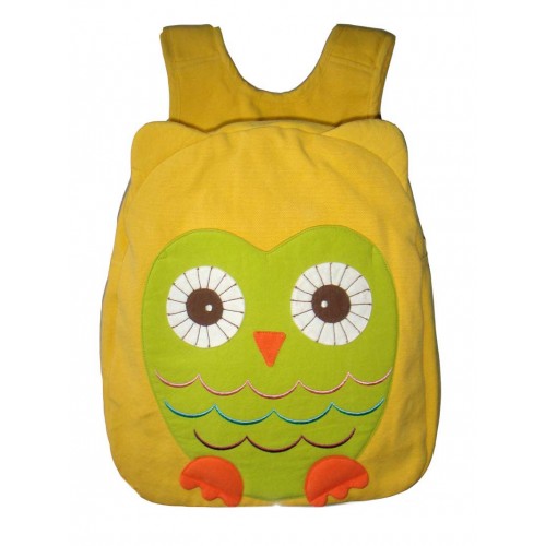 V59-315-Yellow-01 Hootie Owl Back Pack-Yellow - Image 1