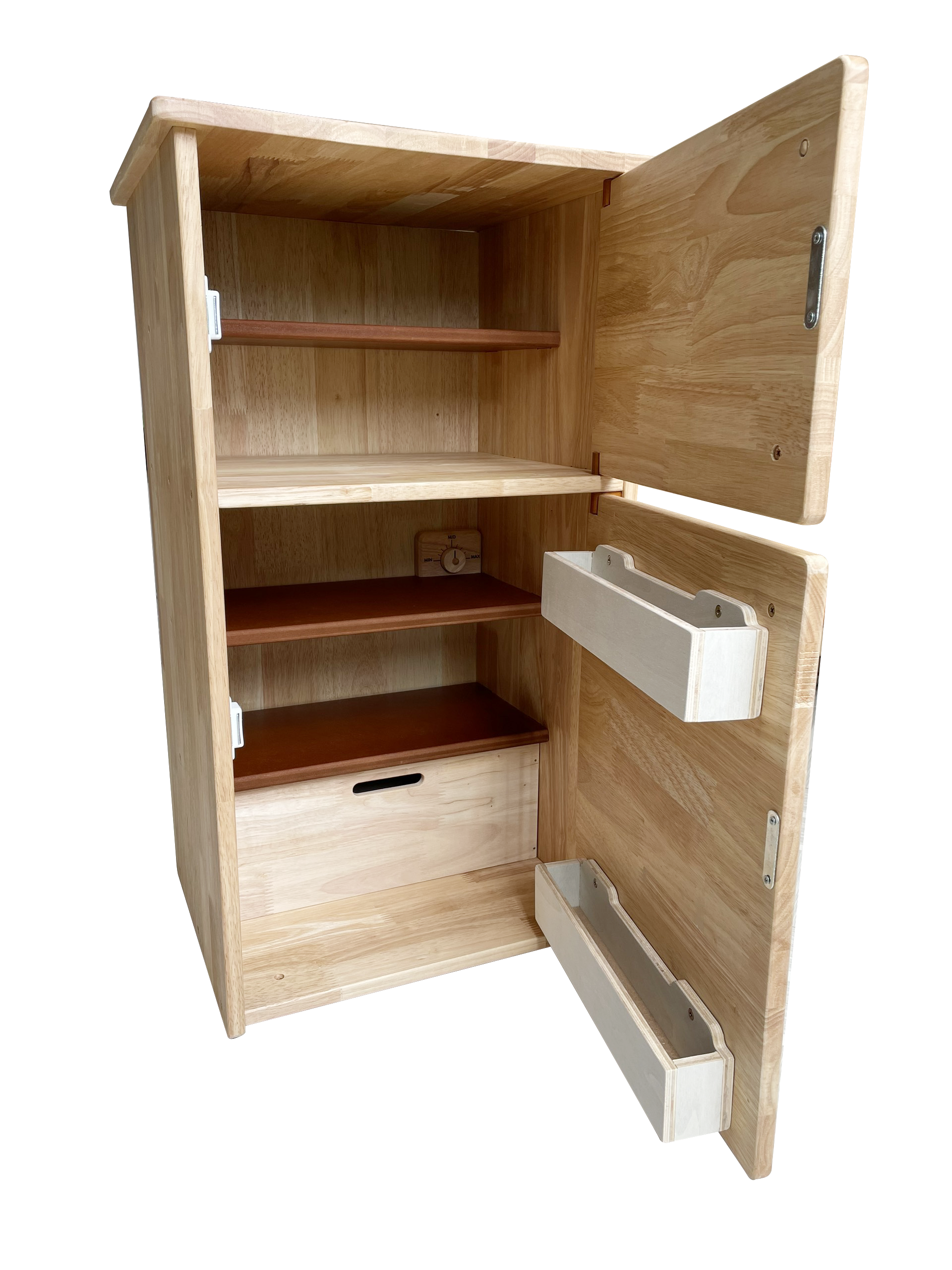 V59-441-159677-00 Wooden Fridge - Image 1