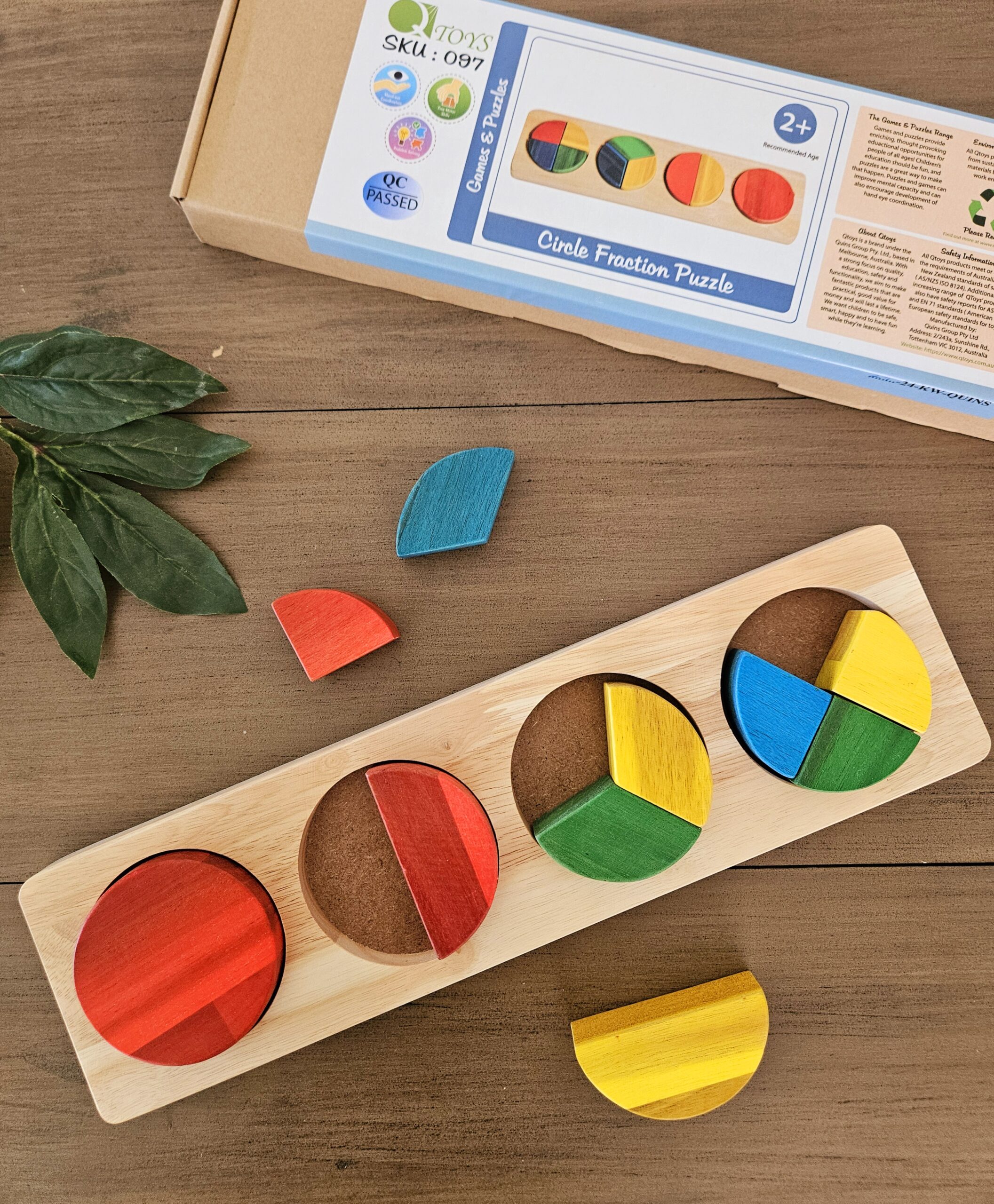 V59-97-202503201036-00 Circle Fraction Puzzle - Image 1