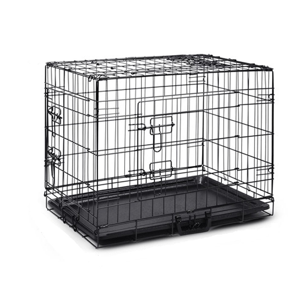 V610-DOCRAT-30-219015-00 30" Portable Pet Dog Cage Collapsible Metal Crate Kennel - Image 1