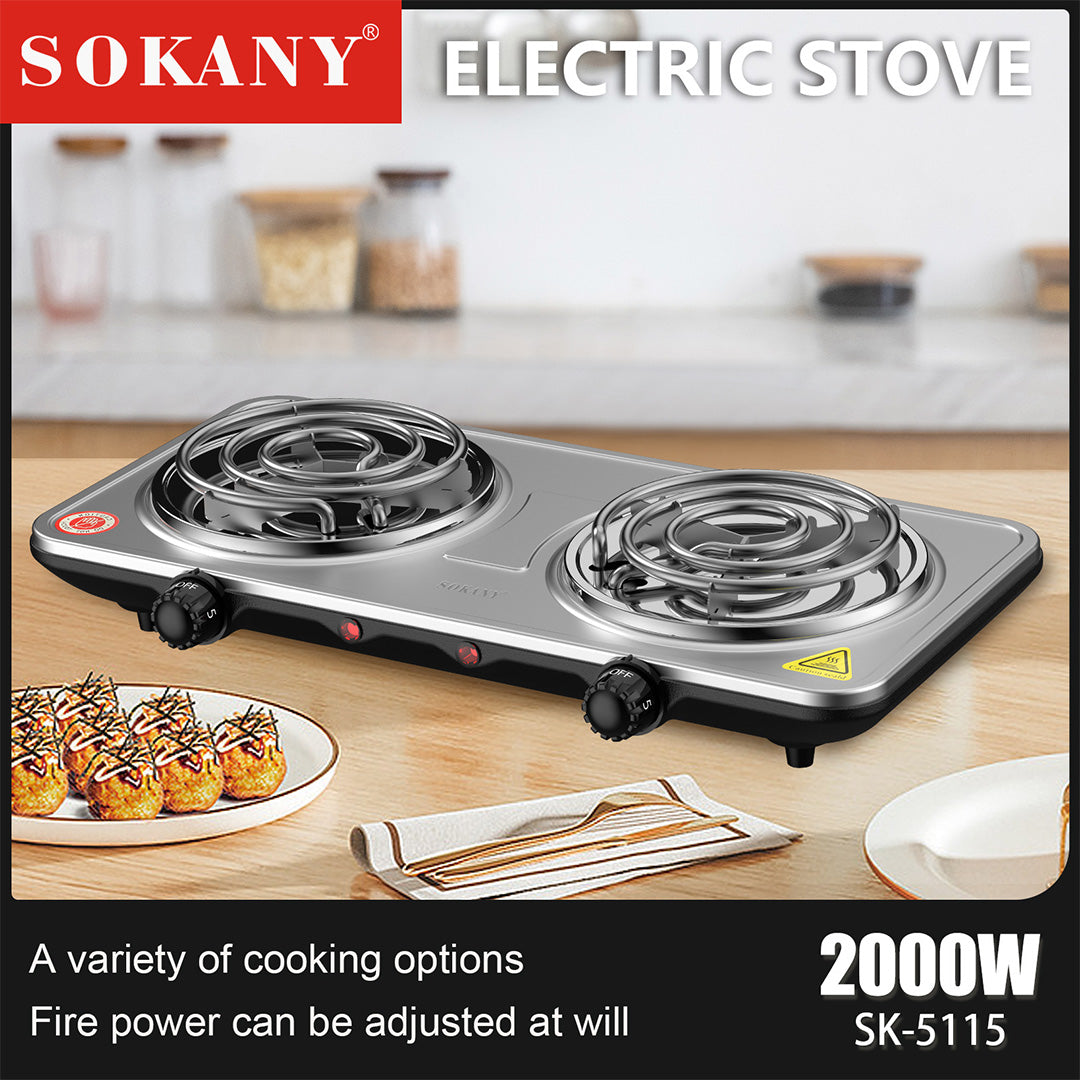 V612-SOK_MULTIBURNER-202503310910-00 SOKANY Multifunctional Electric Stove Dual Burner - Image 1