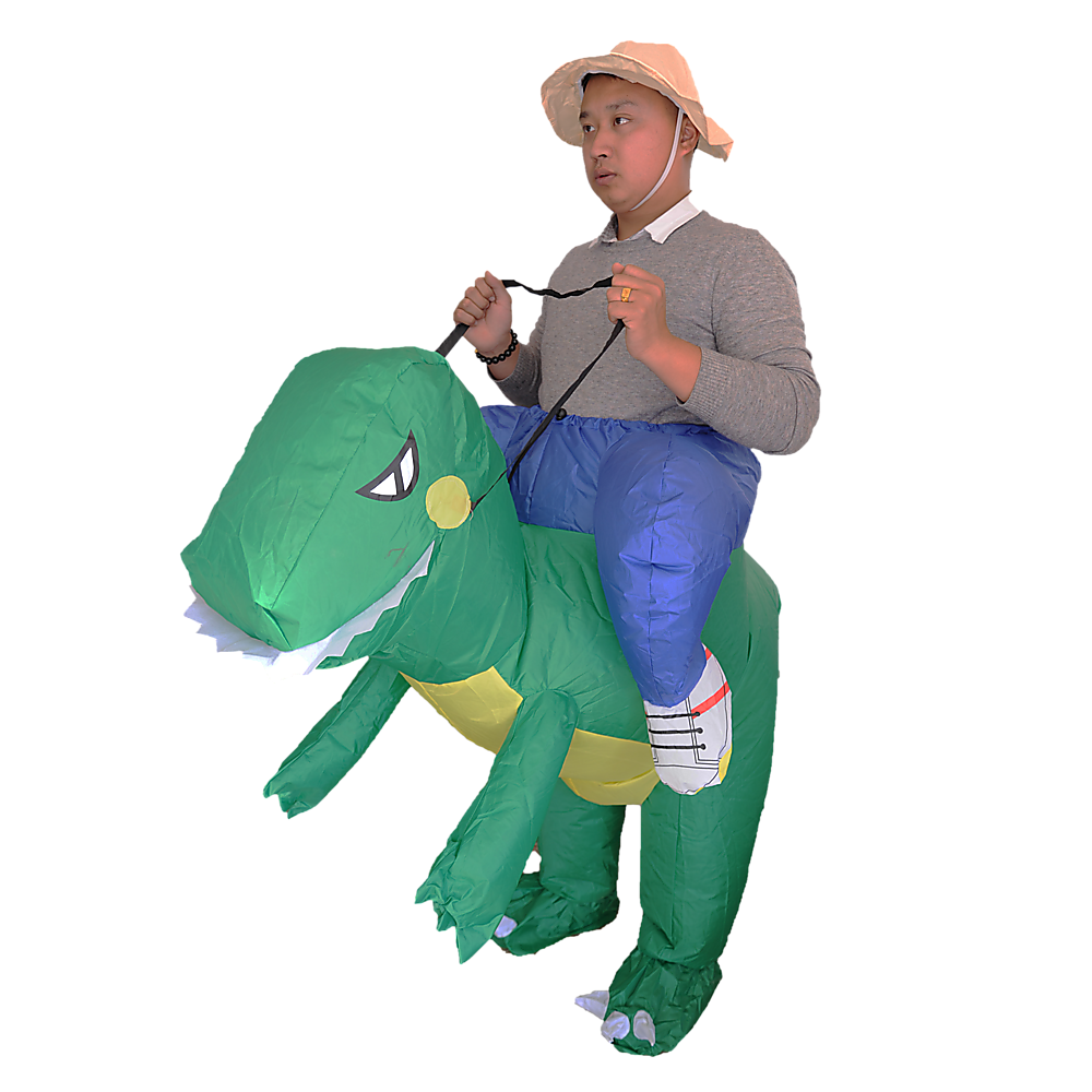 V63-691604-8602-00 DINO Fancy Dress Inflatable Suit -Fan Operated Costume - Image 1