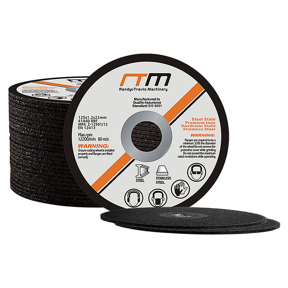 V63-768675-8826-00 125mm 5" Cutting Disc Wheel for Angle Grinder x100 - Image 1