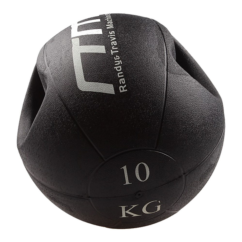 V63-771385-8877-00 10kg Double-Handled Rubber Medicine Core Ball - Image 1