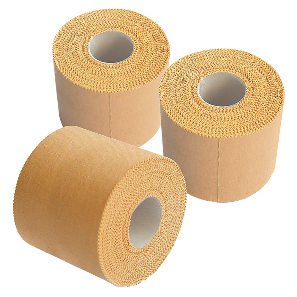 V63-799237-9172-00 Premium Rigid Sports Strapping Tape - 3 Rolls of 50mm X 13.7M - Image 1