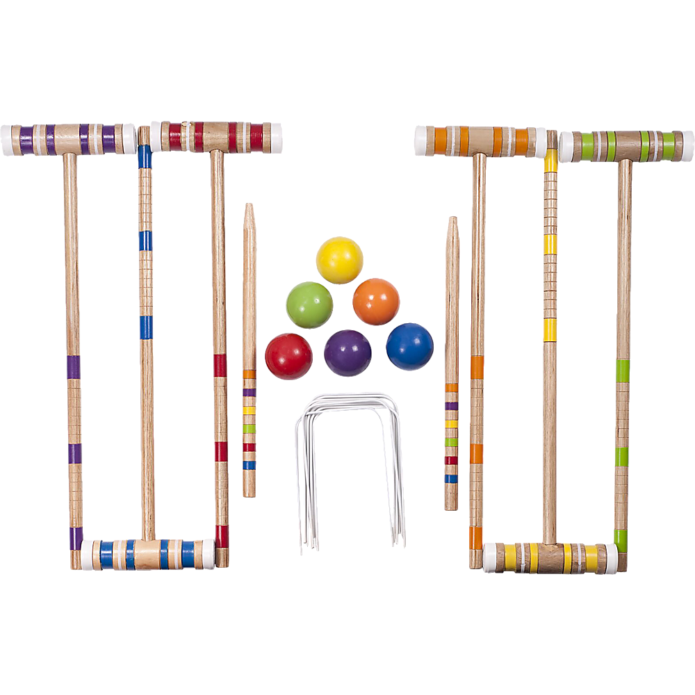 V63-799307-9178-00 Croquet Set - Up to 6 Players - Image 1