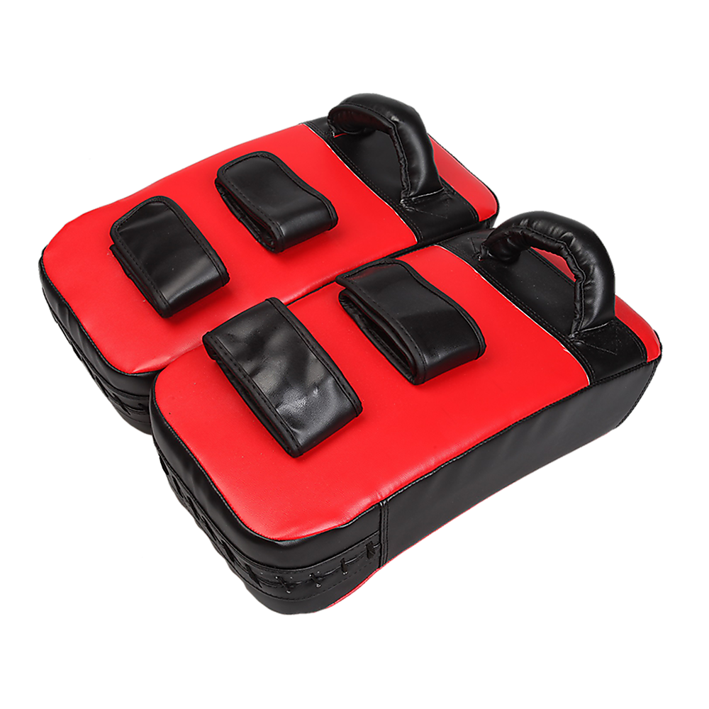 V63-799317-9179-00 2 x Thai Boxing Punch Focus Pad Mitts Training Hit Strike Shield - Image 1