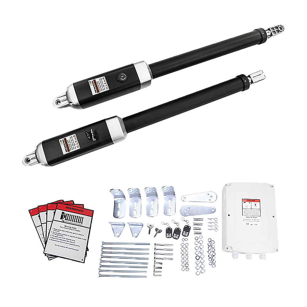 V63-823011-14805-00 1000KG 20W Solar Double Swing Auto Motor Remote Gate Opener - Image 1