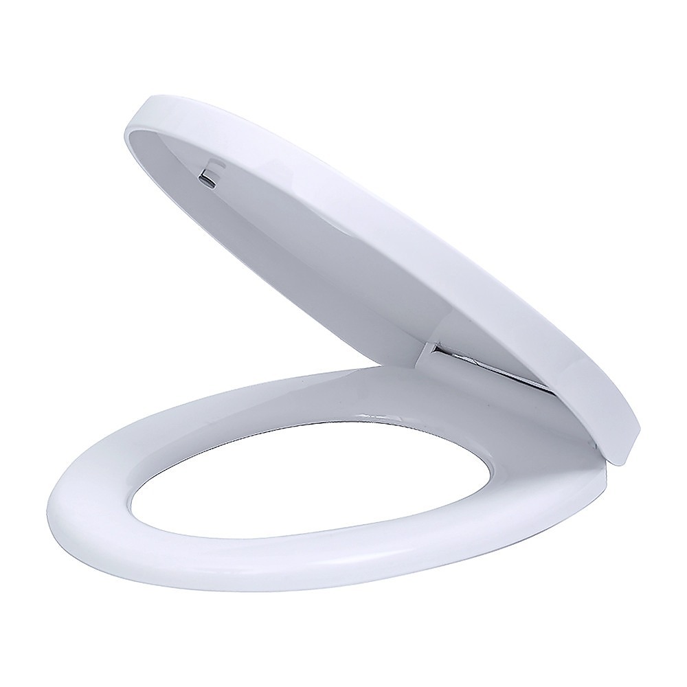 V63-824401-202508181127-00 Quick Release Soft Close Toilet Seat White Bathroom Heavy Duty - Image 1