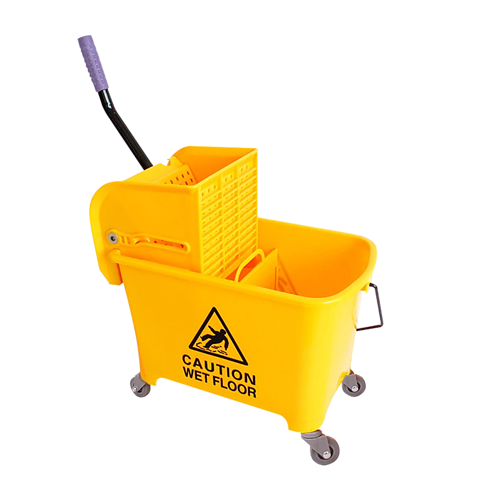 V63-824801-202503171941-00 20L Deluxe Mop Wringer Bucket Side Press Janitor Commercial Cleaning - Image 1