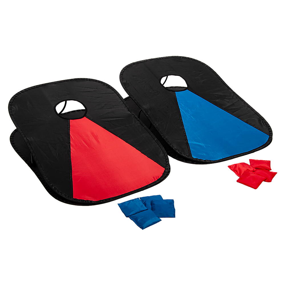 V63-826831-202507251655-00 Collapsible Portable Corn Hole Boards With 8 Cornhole Bean Bags, Carry Case - Image 1