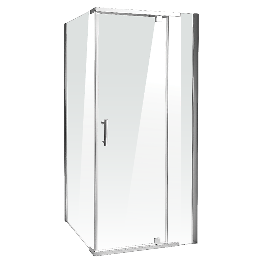 V63-829061-632d3976e32a0.1000x1000-00 Shower Screen 1000x1000x1900mm Framed Safety Glass Pivot Door By Della Francesca - Image 1