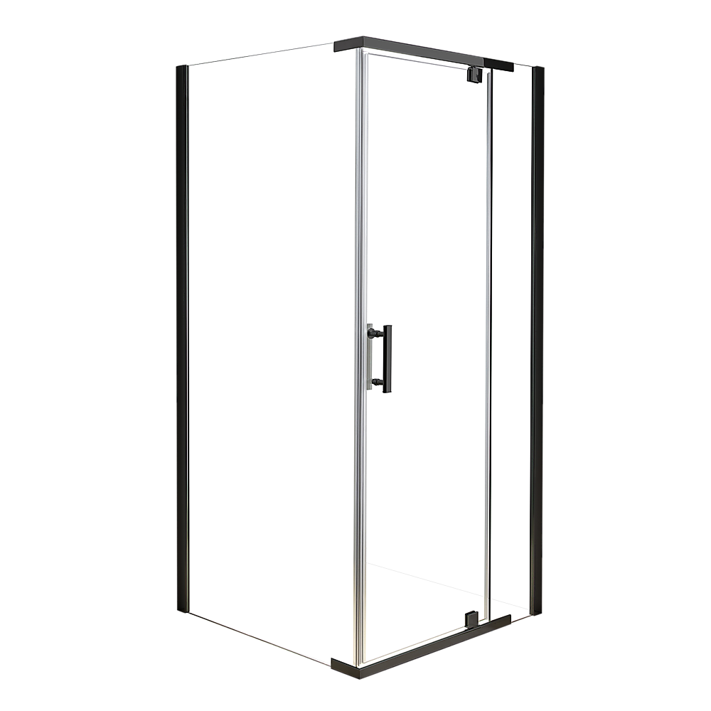 V63-829151-632802c173996.1000x1000-00 Shower Screen 900x700x1900mm Framed Safety Glass Pivot Door By Della Francesca - Image 1