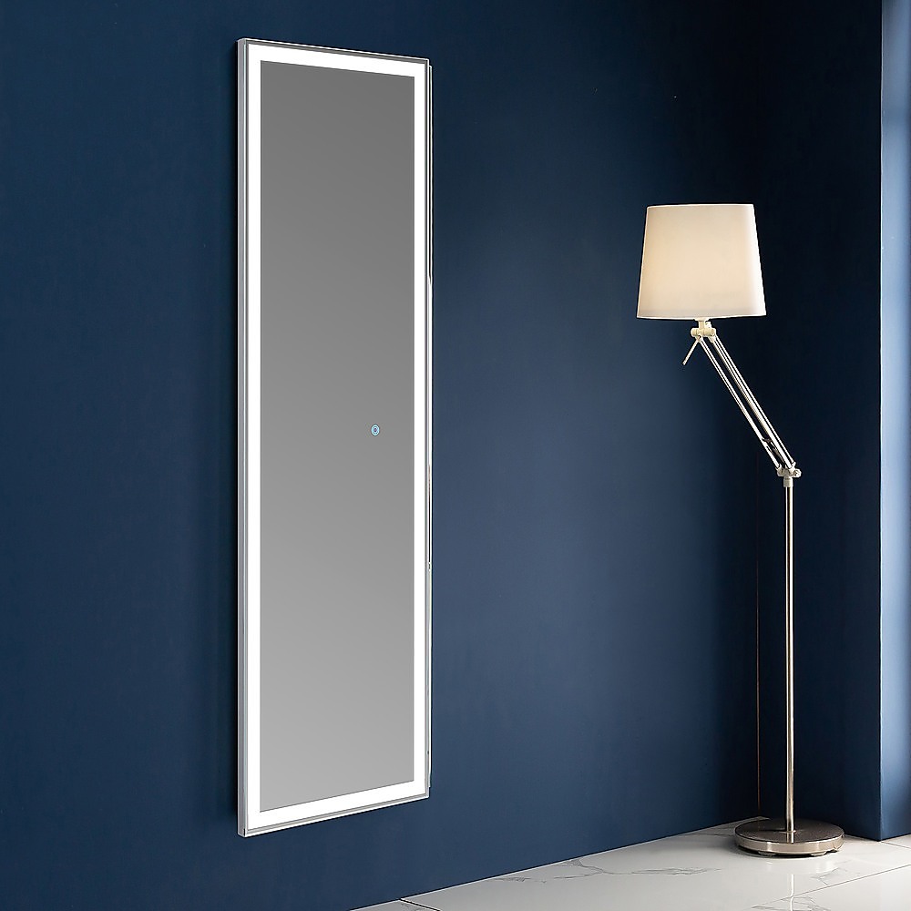 V63-833711-25910-00 LED Full Length Mirror Standing Floor Makeup Wall Light Mirror 1.6M - Image 1