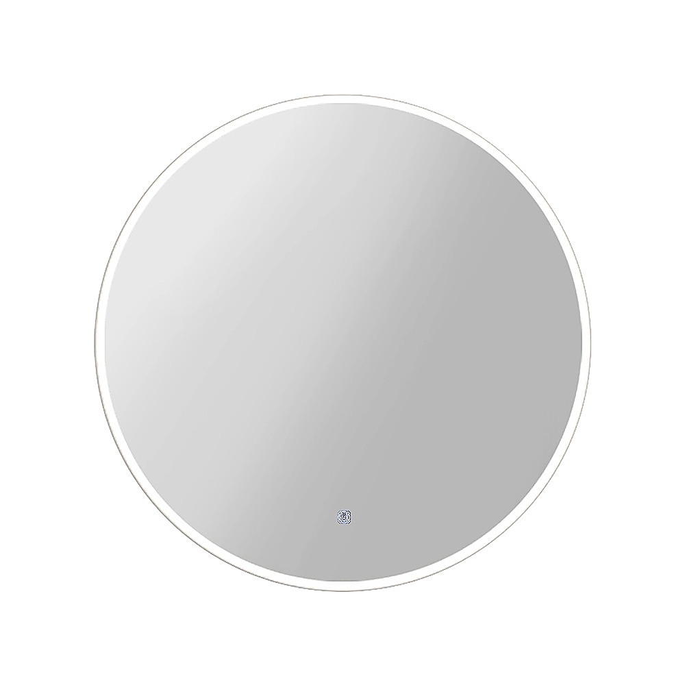V63-833771-202508201812-06 90cm LED Wall Mirror Bathroom Mirrors Light Decor Round - Image 1