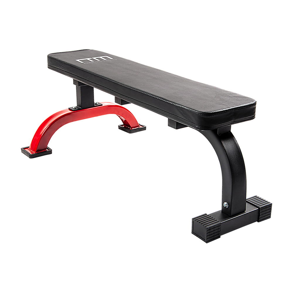 V63-834531-26761-00 Fitness Flat Bench Weight Press Gym Home Strength Training Exercise - Image 1