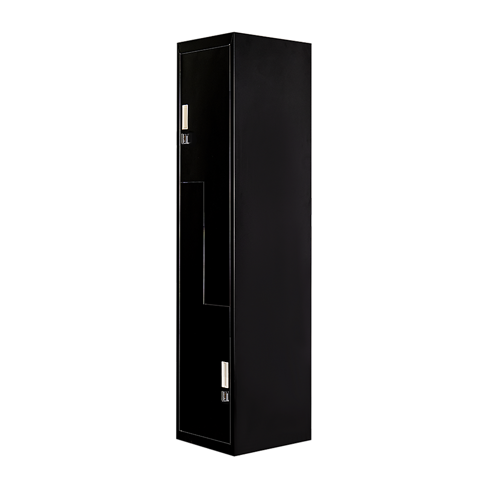 V63-835081-26426-00 Black Two-Door L-shaped Office Gym Shed Storage Lockers - Image 1