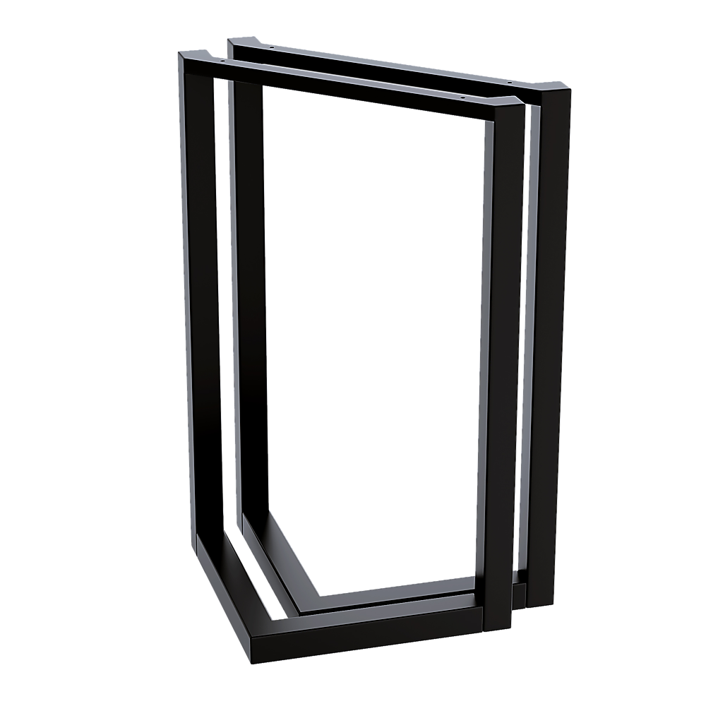 V63-835151-62afd290975a1.1000x1000-00 V Shaped Table Bench Desk Legs Retro Industrial Design Fully Welded - Black - Image 1