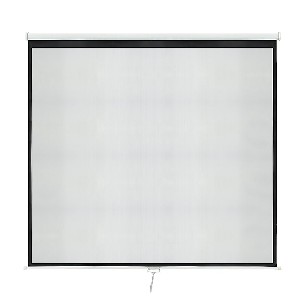 V63-835431-6281d743bdfd2.1000x1000-00 100 Inch 16:9 Manual Pull Down Outdoor Projector Projection Screen Theater Movie - Image 1