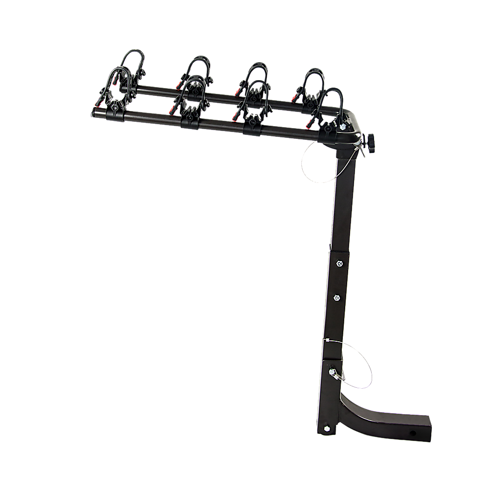V63-836221-26269-00 Premium 4-Bike Carrier Rack Hitch Mount Swing Down Bicycle Rack W/ 2" Receiver - Image 1
