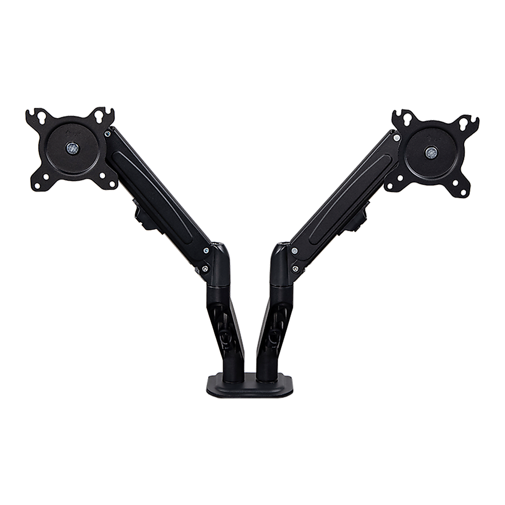 V63-836421-26594-00 Dual Screen Gas-strut Monitor Stand Mount Desktop Bracket for LED/LC - Image 1