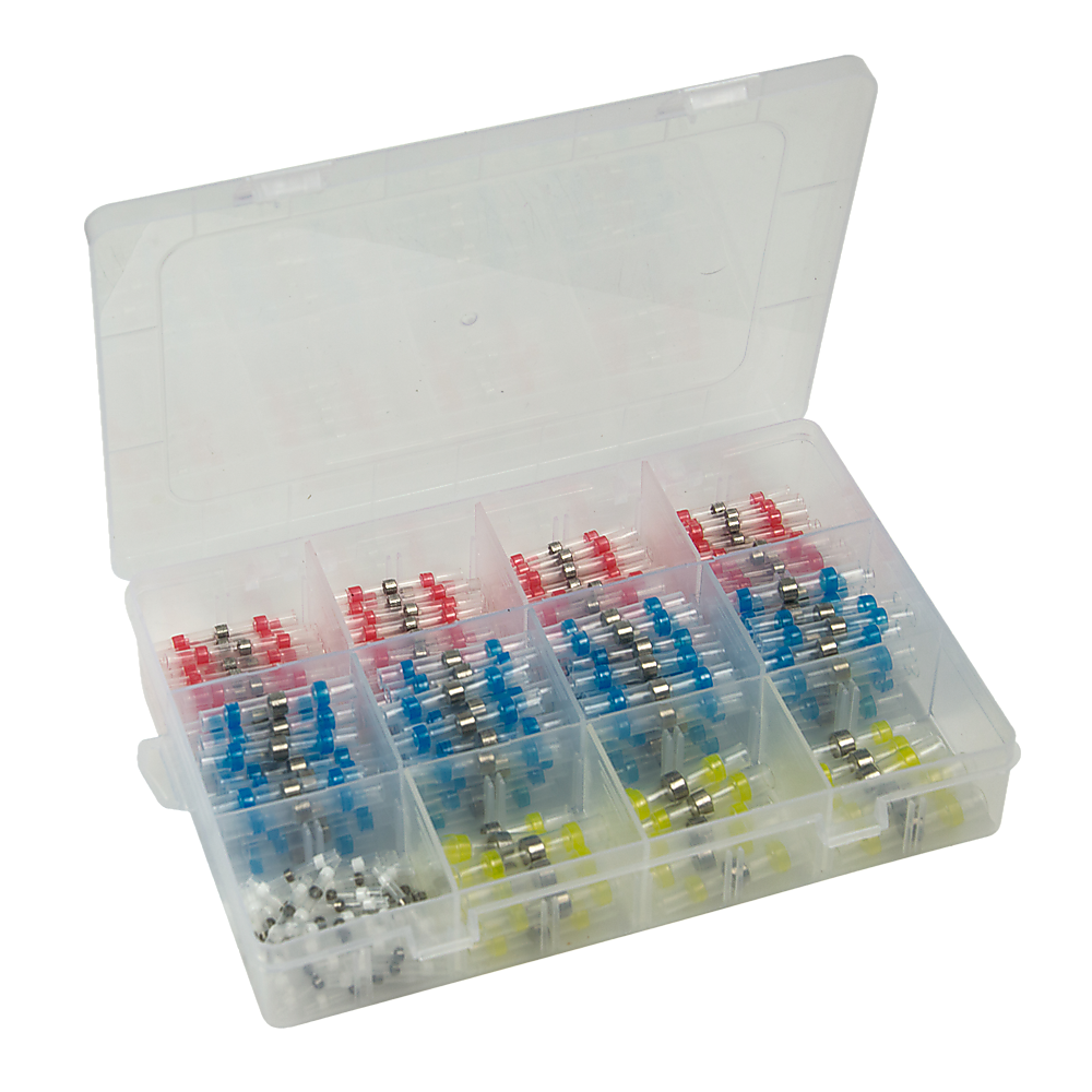 V63-836721-26592-00 250PCS Waterproof Solder Seal Sleeve Heat Shrink Butt Wire Connectors Terminals - Image 1