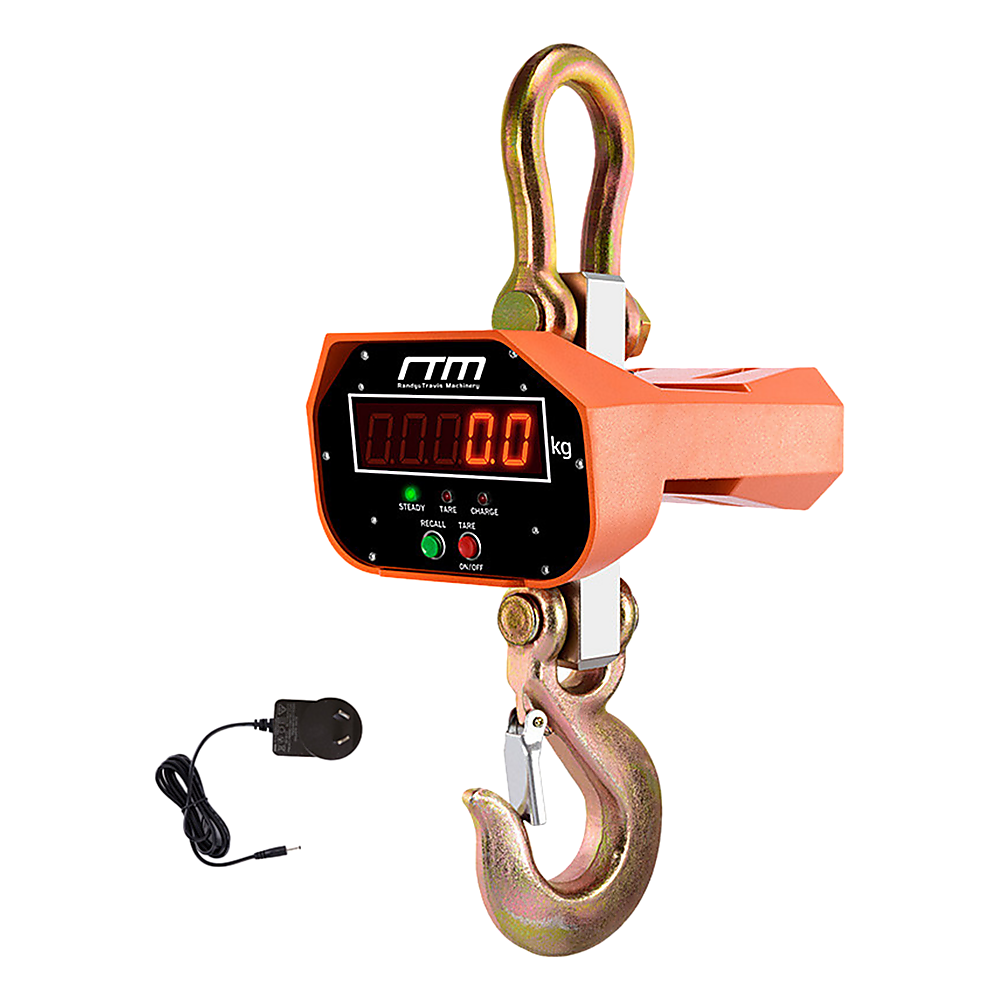 V63-837861-46787-00 5000kg Electronic Crane Scales Industrial Hanging Digital Weight - Image 1