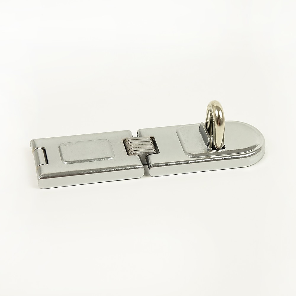 V63-838471-62f0949ca411d.1000x1000-00 Security Lock Hardened Steel Fixed Staple Hasp 6-1/4 in. L - Image 1