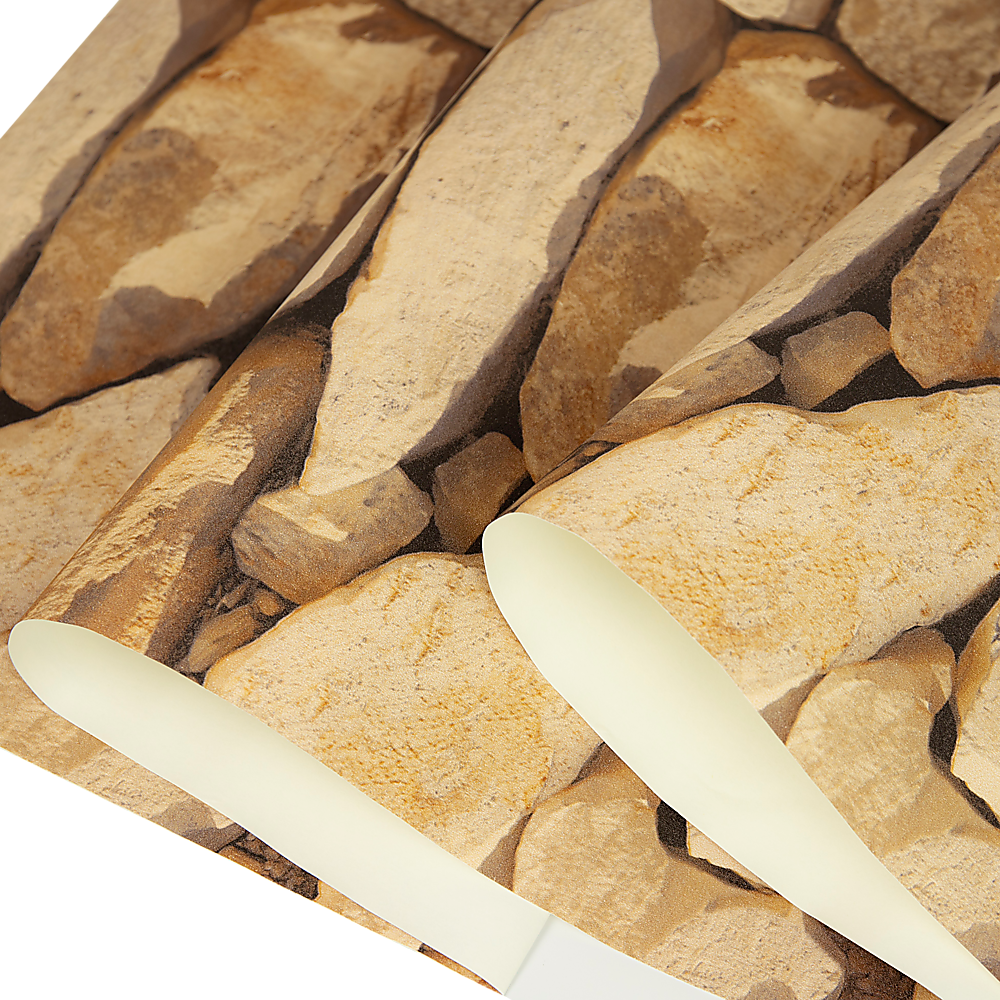 V63-838691-49486-00 Rustic Rock Brick Wallpaper - Image 1