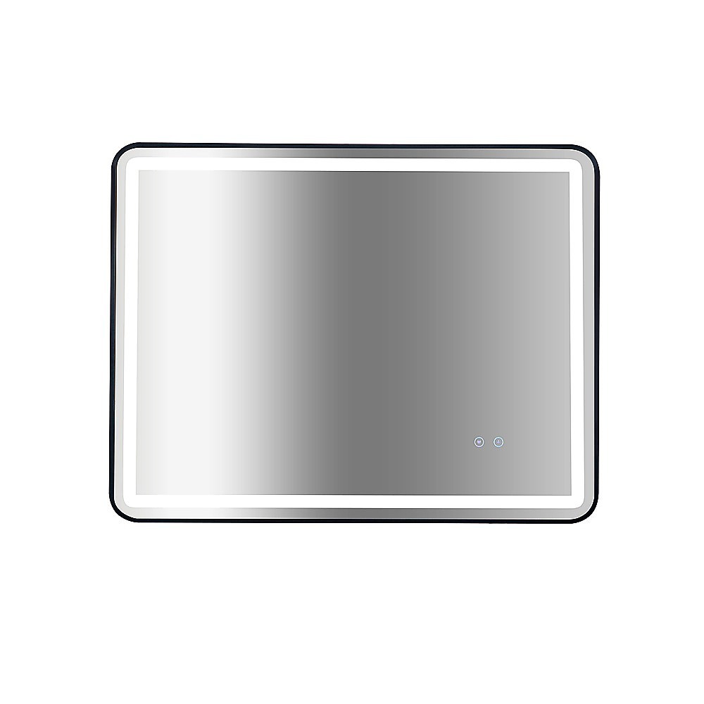 V63-840631-202508201813-06 Rectangular Mirror LED Anti-Fog Illuminated Bathroom Living Room - 90x70cm - Image 1