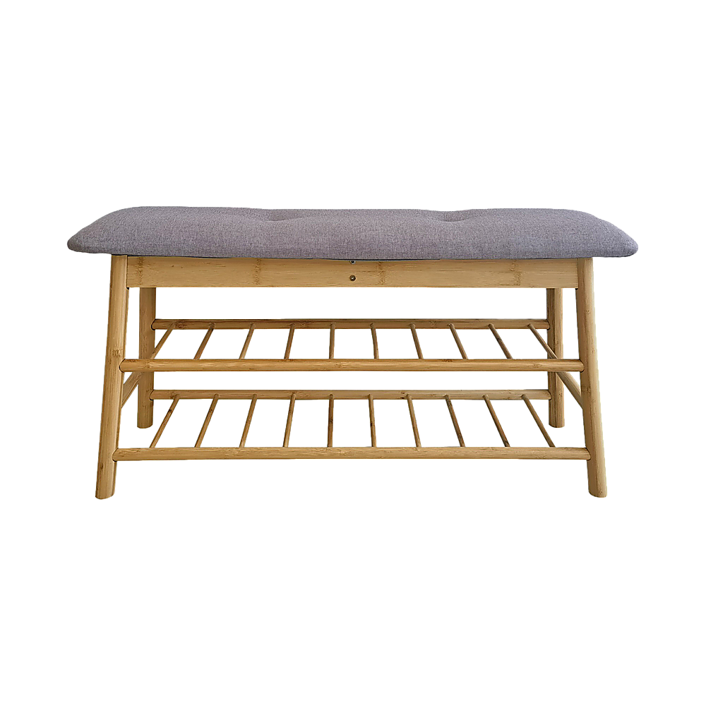 V63-840781-75043-00 Shoe Stool Storage Rack Cabinet Multifunctional Space Saving - Image 1