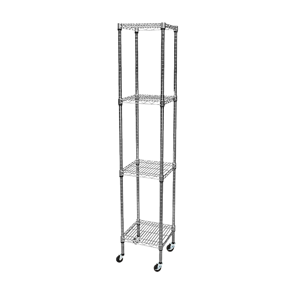 V63-841491-81853-00 Modular Wire Storage Shelf 350 x 350 x 1800mm Steel Shelving - Image 1