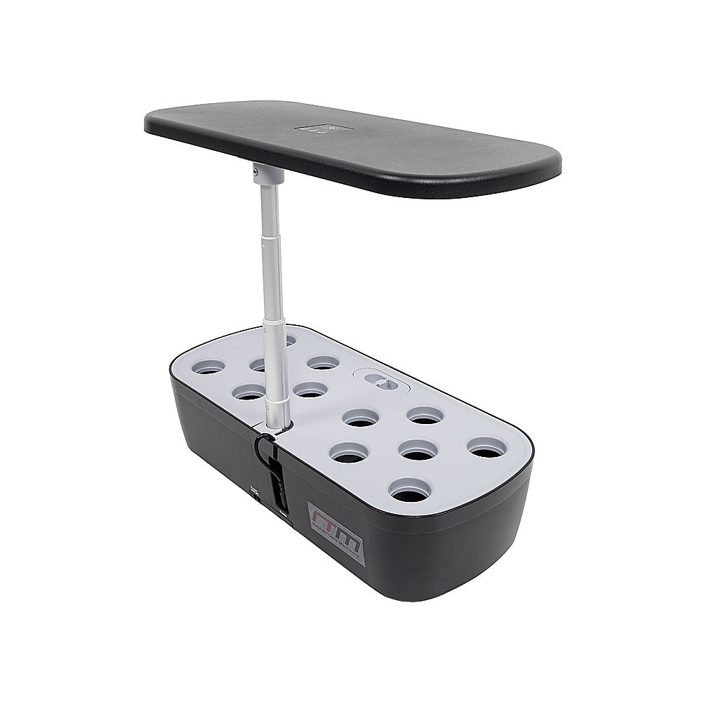 V63-841951-83843-02 Hydroponics Growing System Indoor Germination Kit 12 Pods Home Gardening LED - Image 1