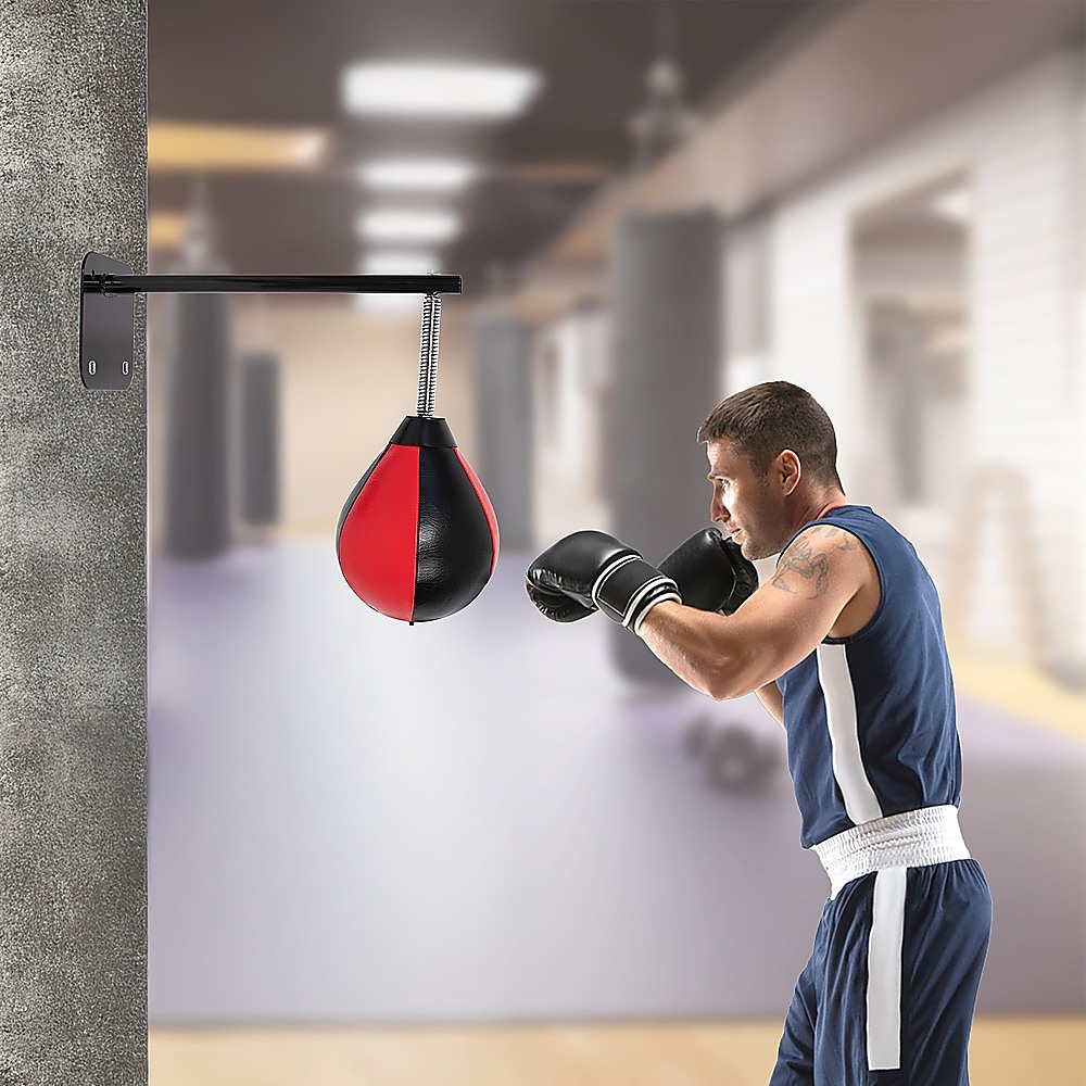 V63-842331-89075-00 Speed Bag Boxing Punching Bag Wall Mount Reflex Training - Image 1