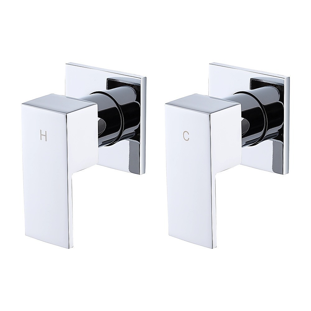V63-847891-202509021843-00 Bathroom Shower Bath Hot and Cold Square Mixer WATERMARK Certified in Chrome - Image 1
