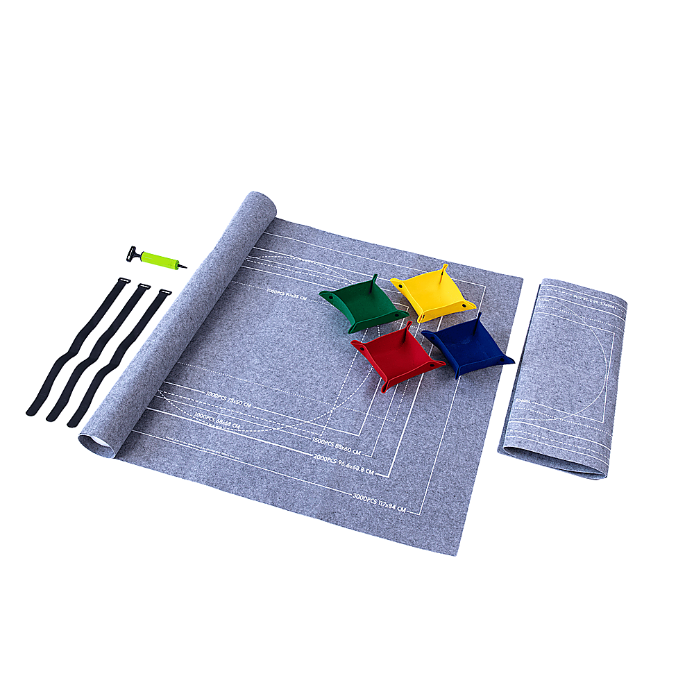 V63-916191-202505061738-00 Puzzles Rollers 2 Sets Table Jigsaw Puzzles Felt Mat Board Inflator Puzzle Blanket - Image 1