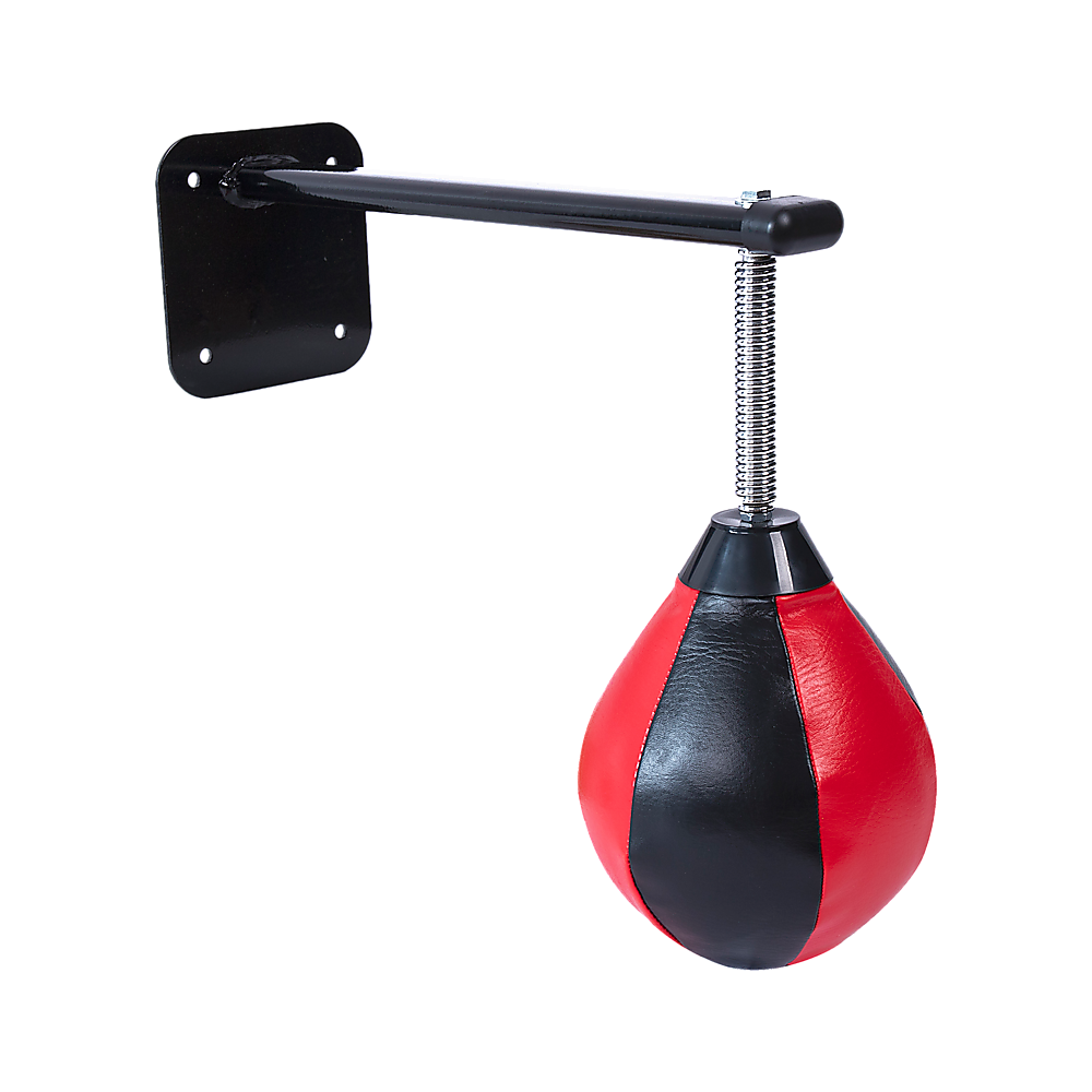 V63-916201-202505061739-00 Wall Hanging Boxing Punching Bag Speed Training Stress Relief Kit with Wall Mount Bracket - Image 1
