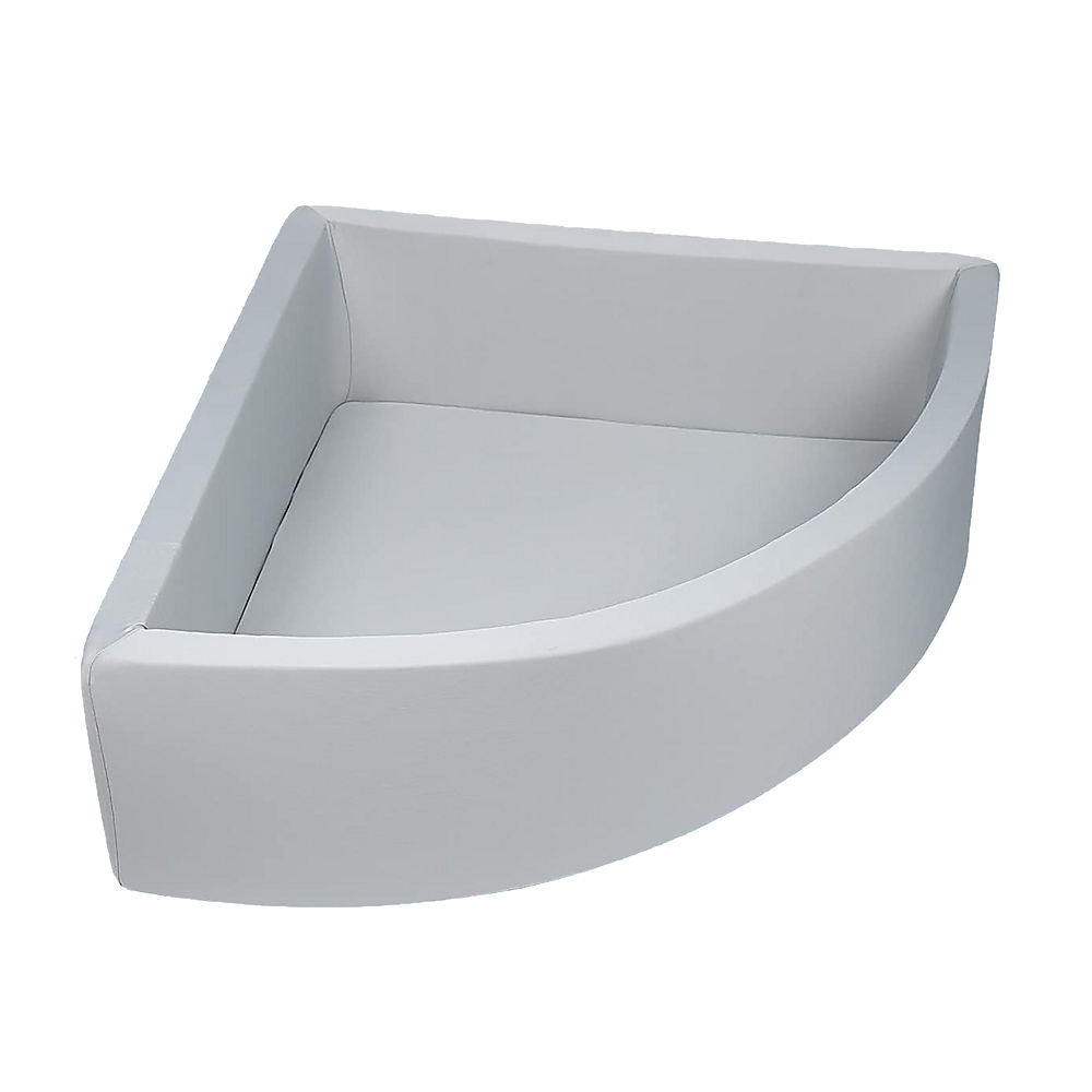 V63-921201-202502241224-00 Corner Ball Pit Playpen Enclosure Grey - Image 1