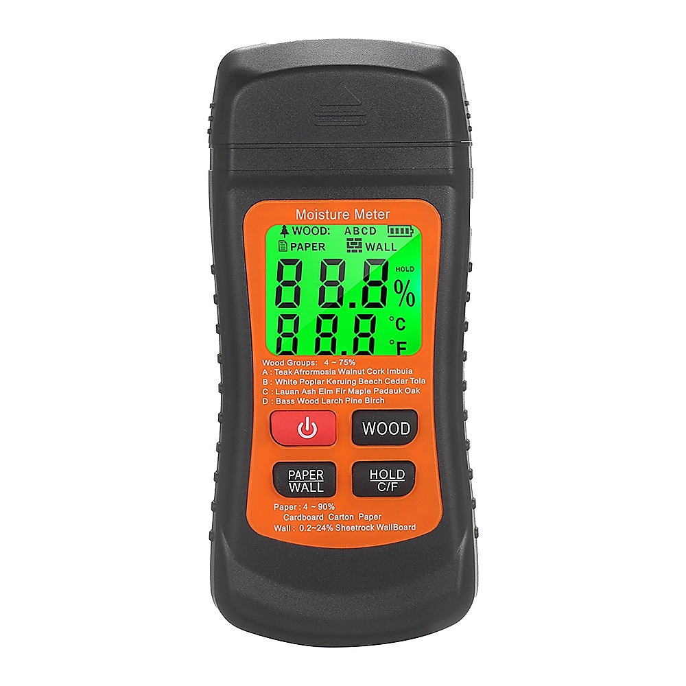V63-952291-202507071510-00 Moisture Meter Wood Masonry Wall & Other Materials Damp Meter Detector - Image 1