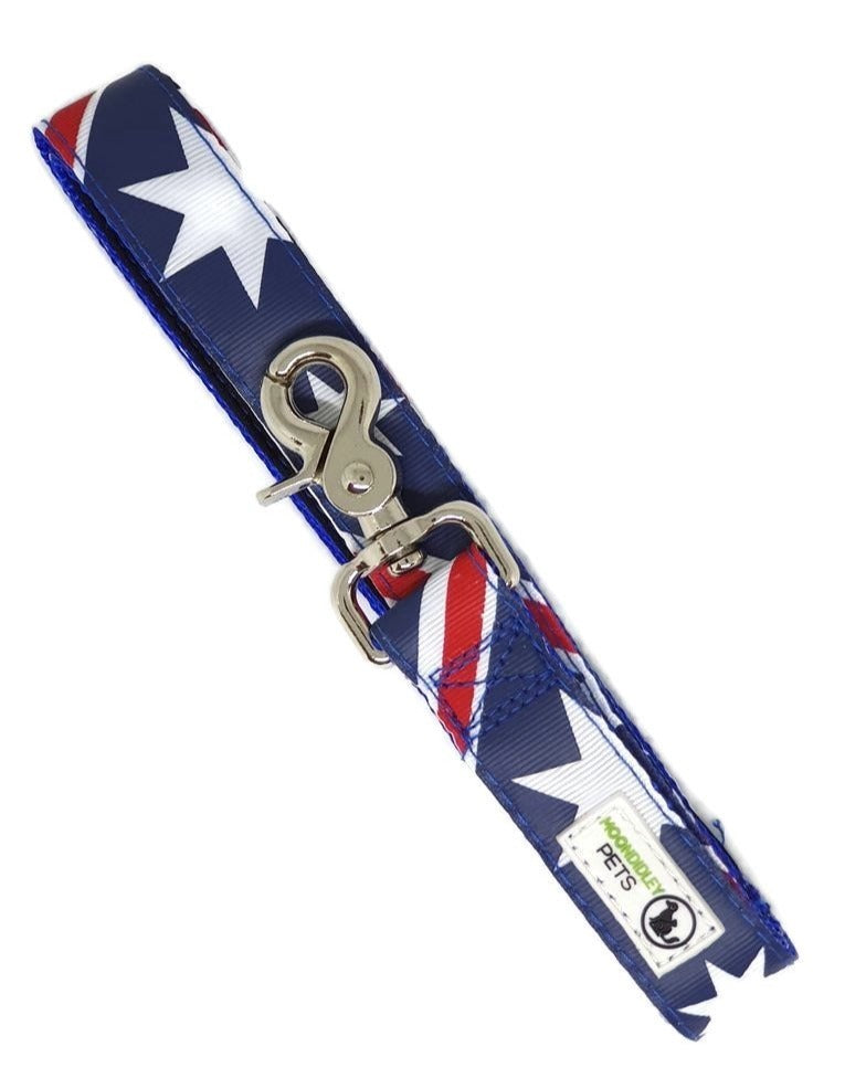 V631-MDPLDAUSL-186086-00 Australia Flag - Aussie Dog Leash - Moondidley Pets 1.8m - Image 1