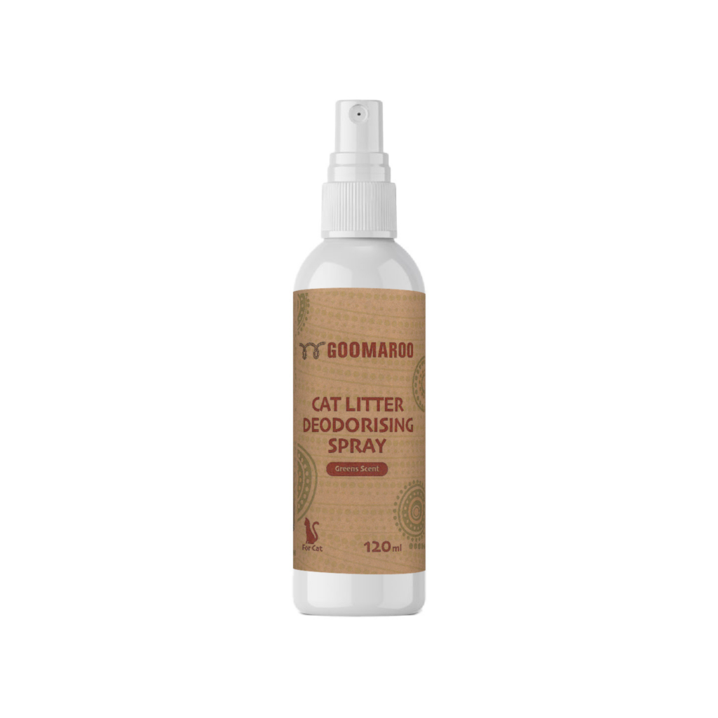 V666-GMR0089-185602-00 Goomaroo Cat Litter Deodorising Spray 120ml - Image 1